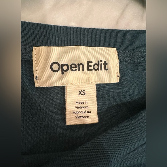 Open Edit Green Long Sleeve Mini Dress - Picture 5 of 7